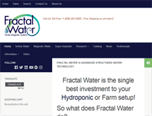 Tablet Screenshot of fractalwater.com